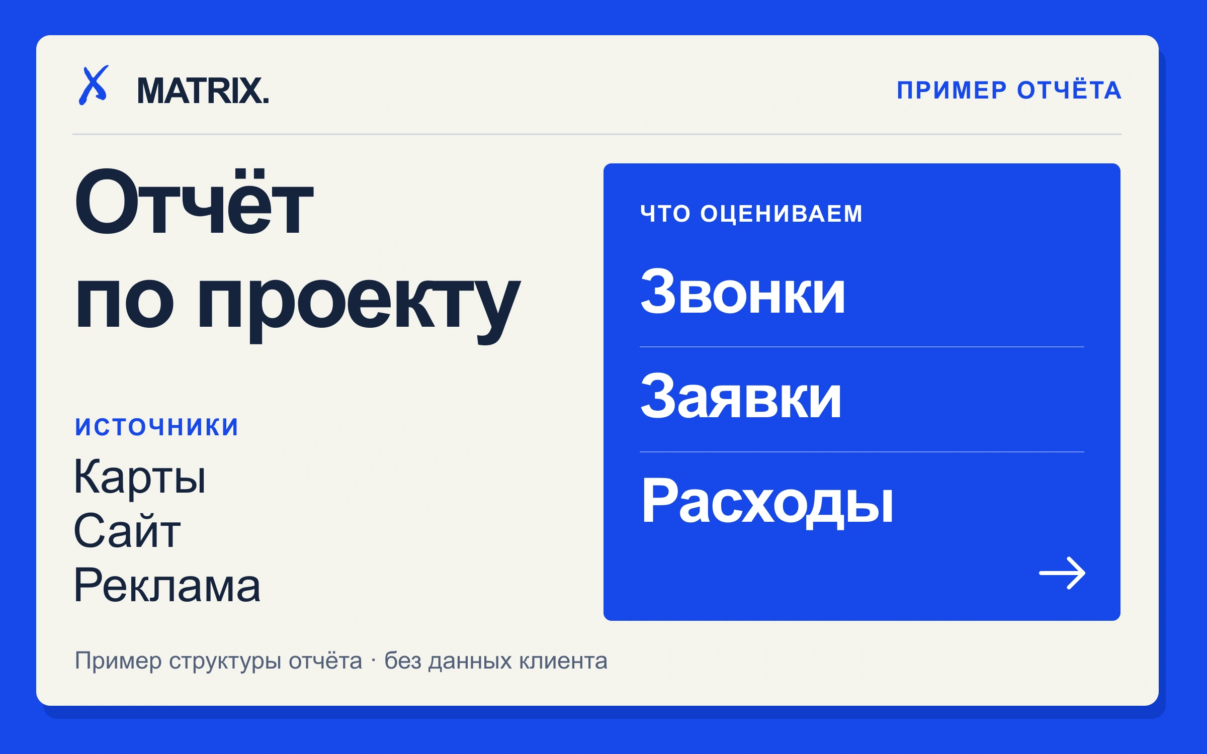 Пример отчёта по проекту